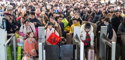 china: neujahr-fest – die volksrepublik erlebt die weltgrößte reisewelle